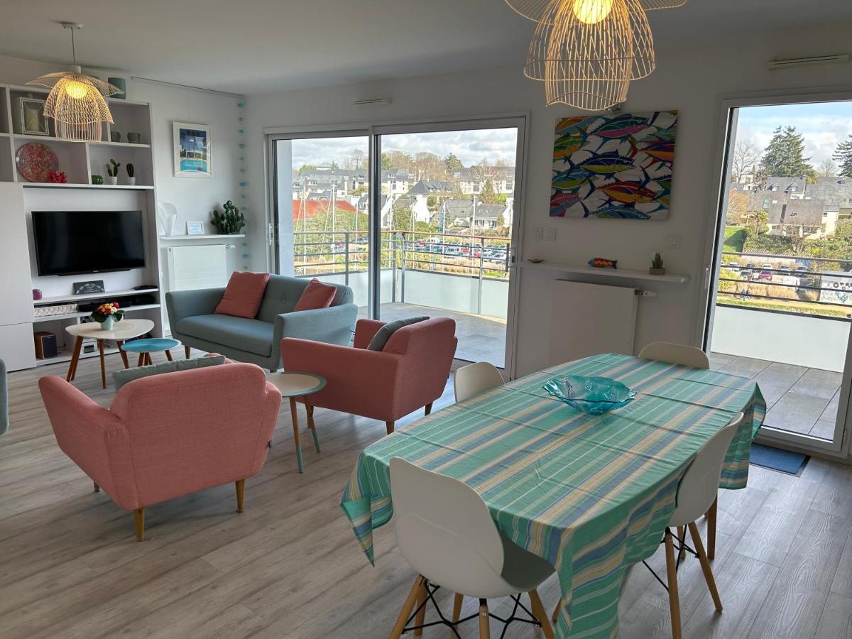 Les Terrasses Marines - Vue Imprenable Sur Le Port De Plaisance Apartman Vannes Kültér fotó